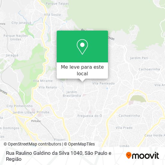 Rua Raulino Galdino da Silva 1040 mapa