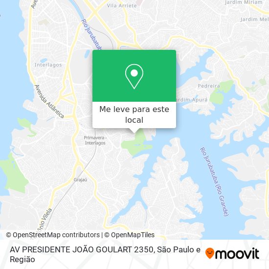 AV PRESIDENTE JOÃO GOULART 2350 mapa