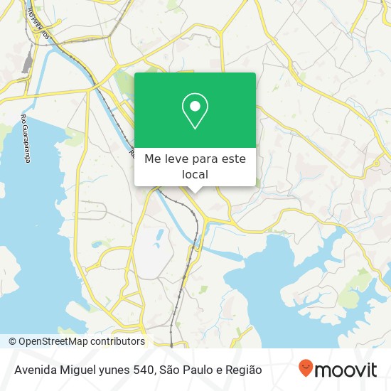 Avenida Miguel yunes 540 mapa