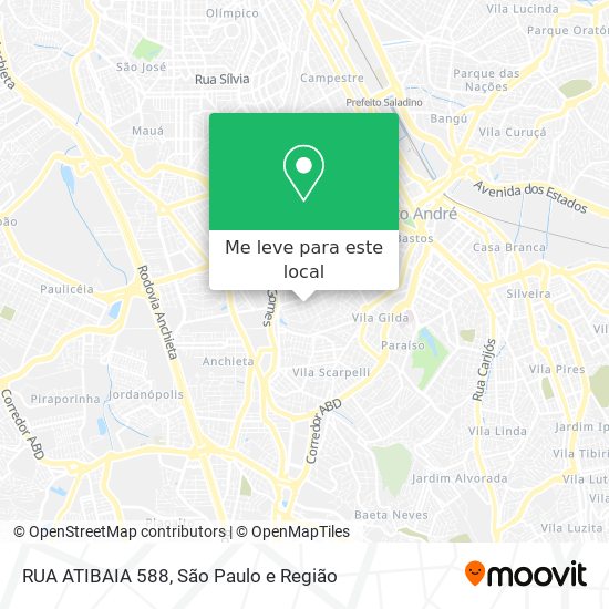 RUA ATIBAIA 588 mapa