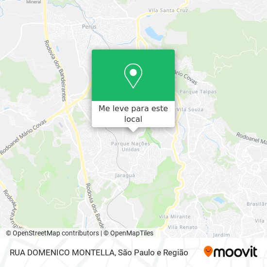RUA DOMENICO MONTELLA mapa