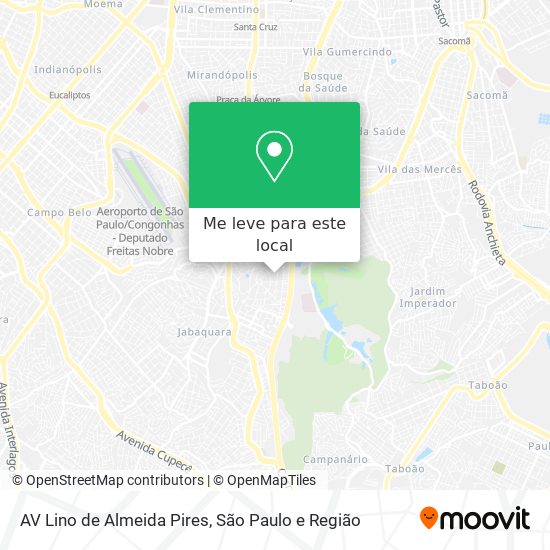 AV Lino de Almeida Pires mapa