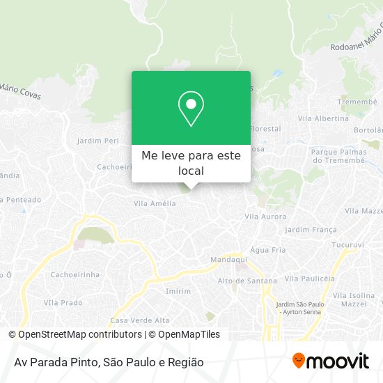 Av  Parada Pinto mapa