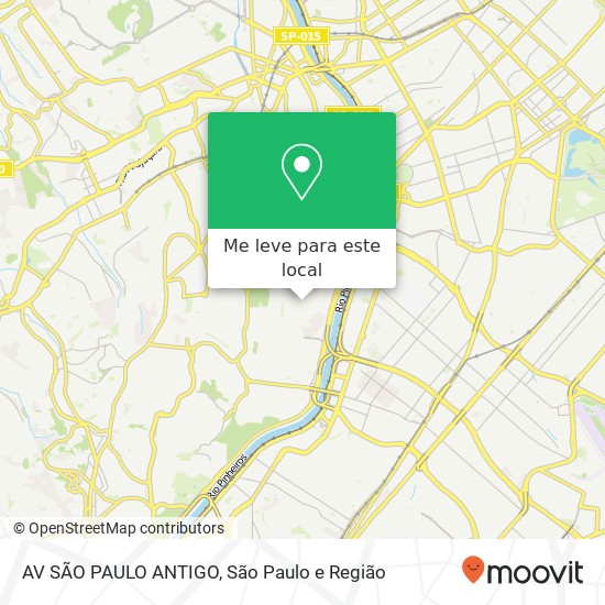 AV SÃO PAULO ANTIGO mapa