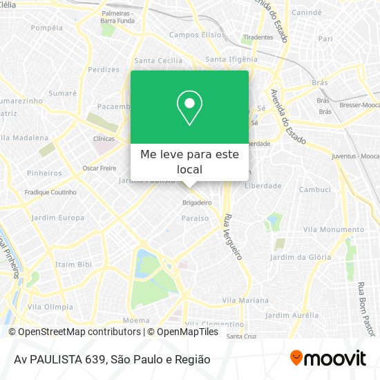 Av PAULISTA 639 mapa