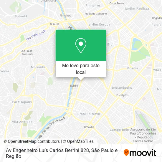 Av  Engenheiro Luís Carlos Berrini  828 mapa