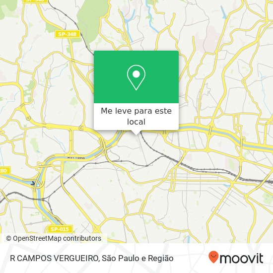 R CAMPOS VERGUEIRO mapa