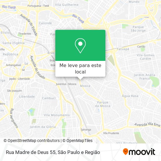 Rua Madre de Deus 55 mapa