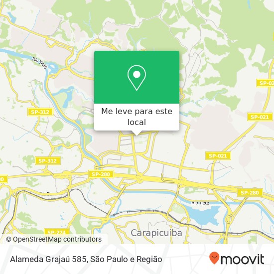 Alameda Grajaú 585 mapa