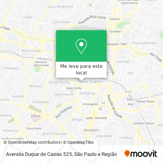 Avenida Duque de Caxias 525 mapa