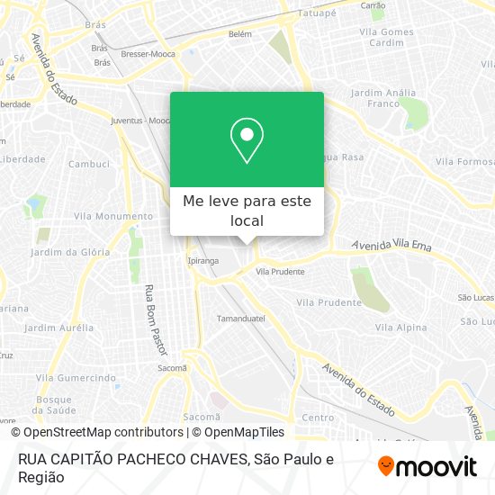 RUA CAPITÃO PACHECO CHAVES mapa