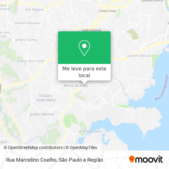 Rua Marcelino Coelho mapa