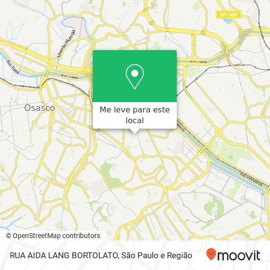 RUA AIDA LANG BORTOLATO mapa