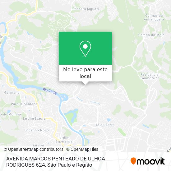 AVENIDA MARCOS PENTEADO DE ULHOA RODRIGUES 624 mapa