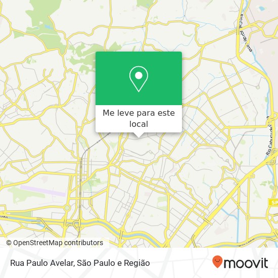 Rua Paulo Avelar mapa