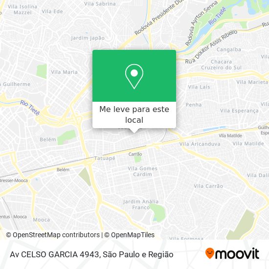 Av CELSO GARCIA 4943 mapa