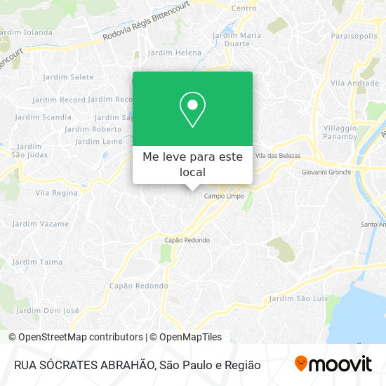 RUA SÓCRATES ABRAHÃO mapa