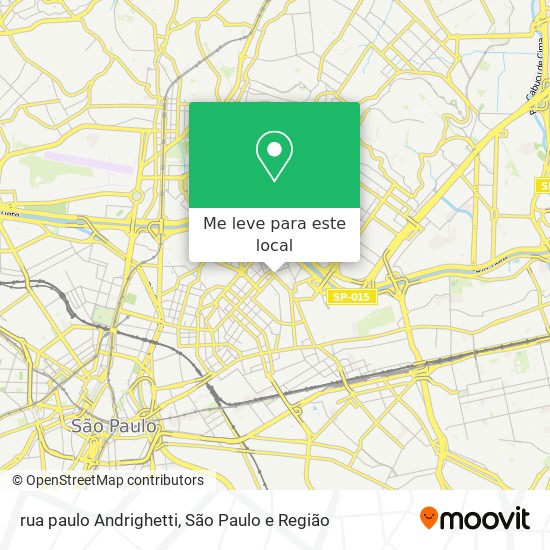 rua paulo Andrighetti mapa