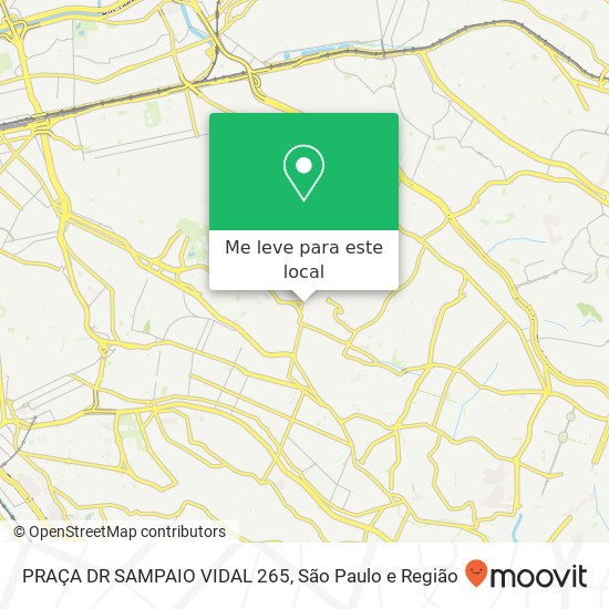 PRAÇA DR SAMPAIO VIDAL  265 mapa