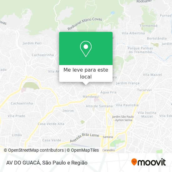 AV DO GUACÁ mapa