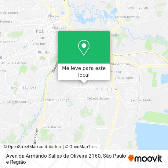 Avenida Armando Salles de Oliveira 2160 mapa
