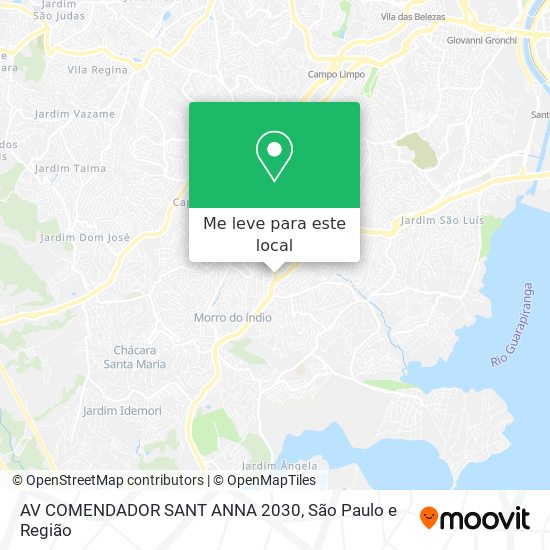 AV COMENDADOR SANT ANNA 2030 mapa