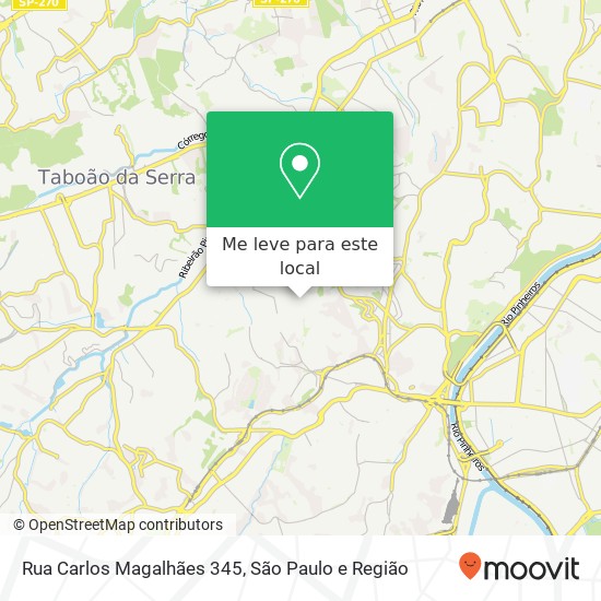 Rua Carlos Magalhães 345 mapa