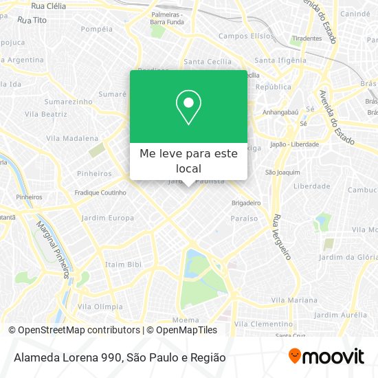 Alameda Lorena 990 mapa