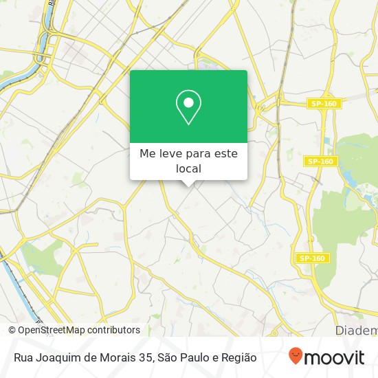 Rua Joaquim de Morais  35 mapa