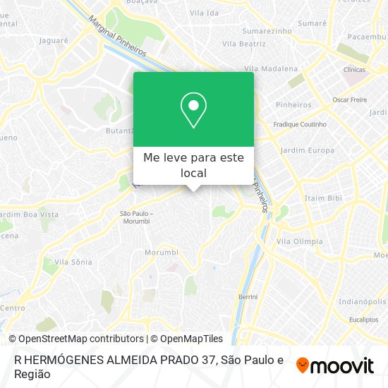 R HERMÓGENES ALMEIDA PRADO 37 mapa