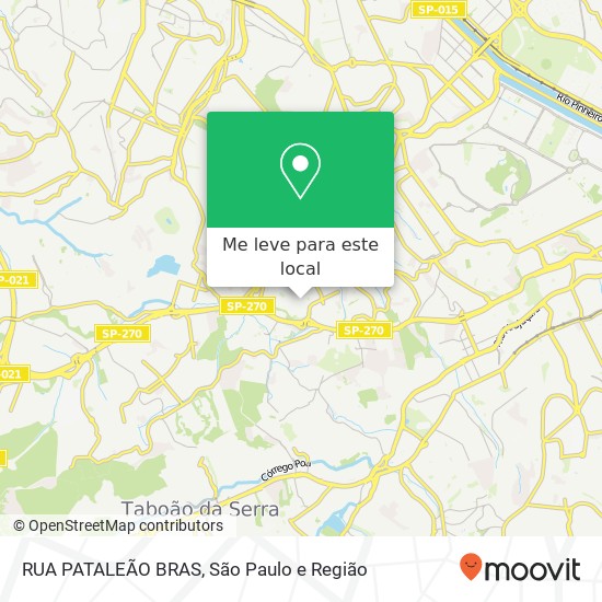 RUA PATALEÃO BRAS mapa