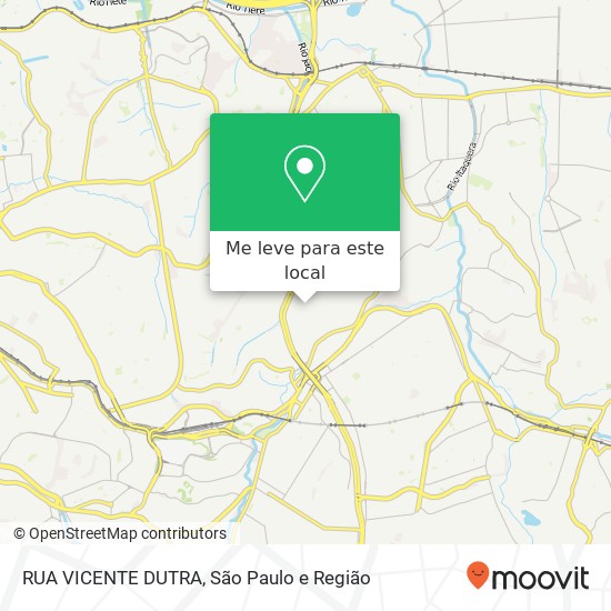 RUA VICENTE DUTRA mapa