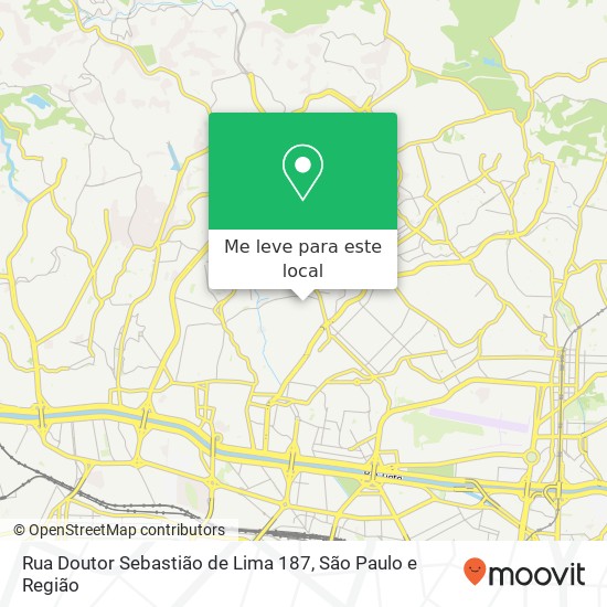 Rua Doutor Sebastião de Lima 187 mapa