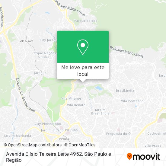 Avenida Elísio Teixeira Leite 4952 mapa