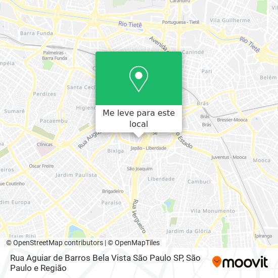 Rua Aguiar de Barros   Bela Vista   São Paulo   SP mapa