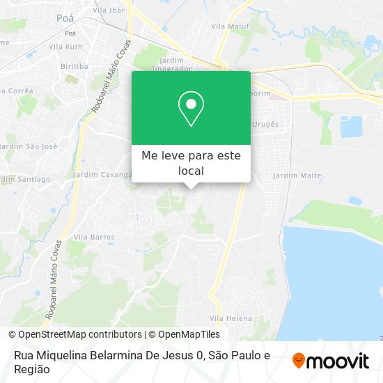Rua Miquelina Belarmina De Jesus 0 mapa