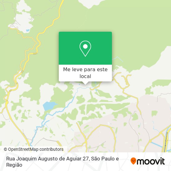 Rua Joaquim Augusto de Aguiar 27 mapa