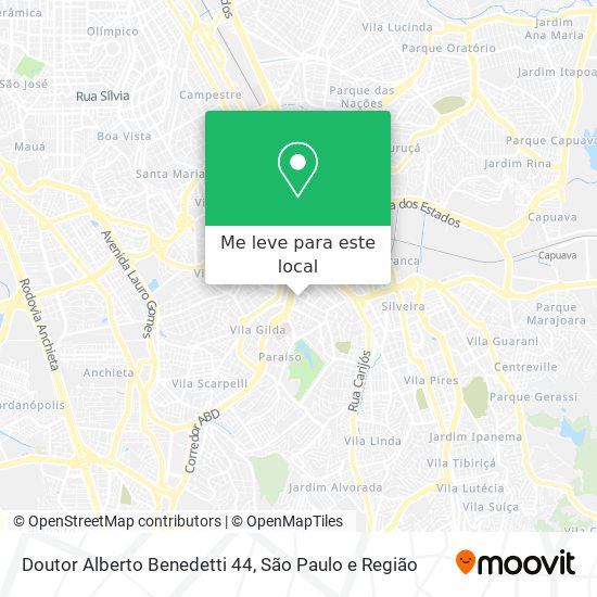 Doutor Alberto Benedetti 44 mapa