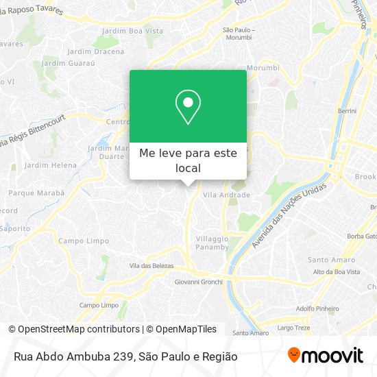 Rua Abdo Ambuba 239 mapa