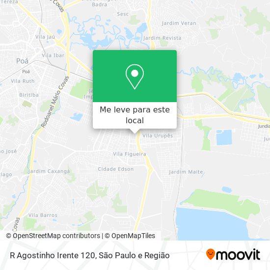 R  Agostinho Irente  120 mapa