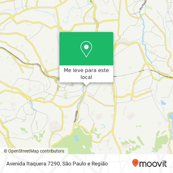 Avenida Itaquera 7290 mapa