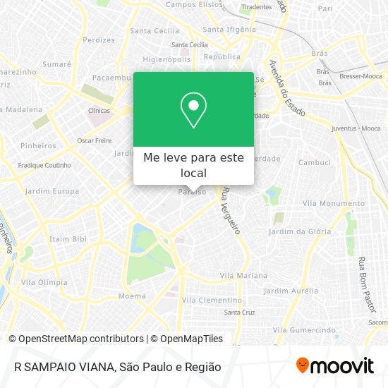 R SAMPAIO VIANA mapa