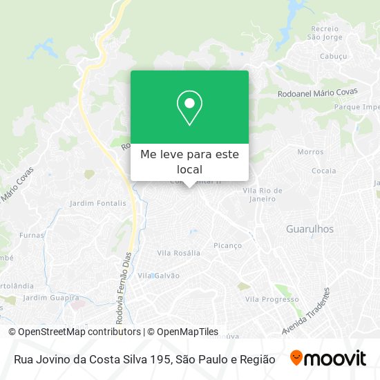 Rua Jovino da Costa Silva 195 mapa