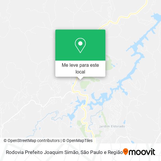 Rodovia Prefeito Joaquim Simão mapa
