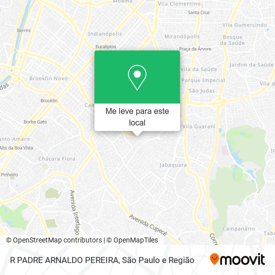 R PADRE ARNALDO PEREIRA mapa