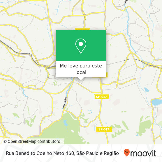 Rua Benedito Coelho Neto 460 mapa