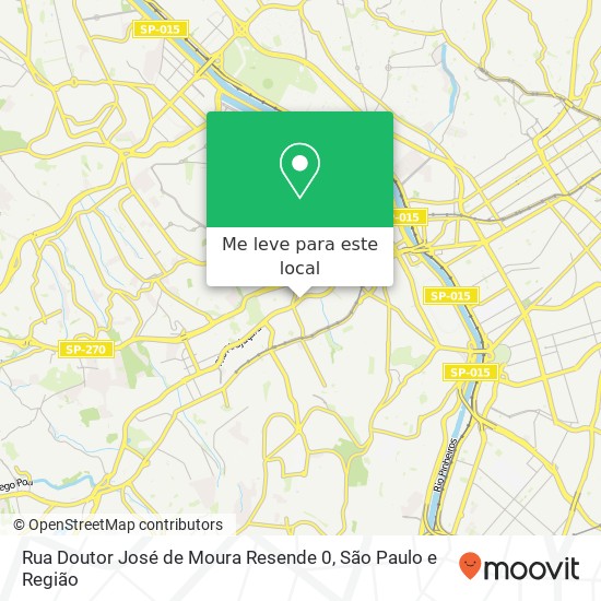 Rua Doutor José de Moura Resende 0 mapa