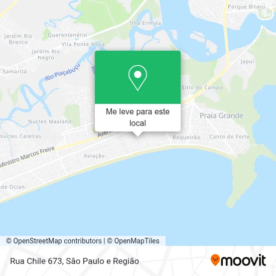 Rua Chile  673 mapa