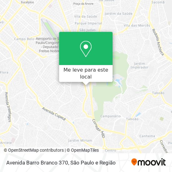 Avenida Barro Branco 370 mapa