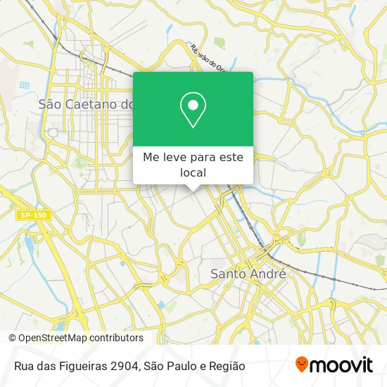 Rua das Figueiras 2904 mapa